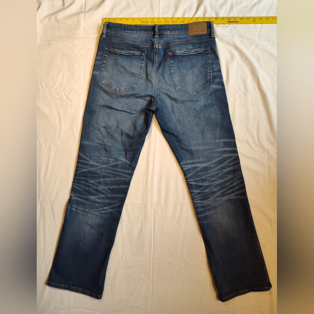 American Eagle Outfitters Men's Dark Blue Jeans